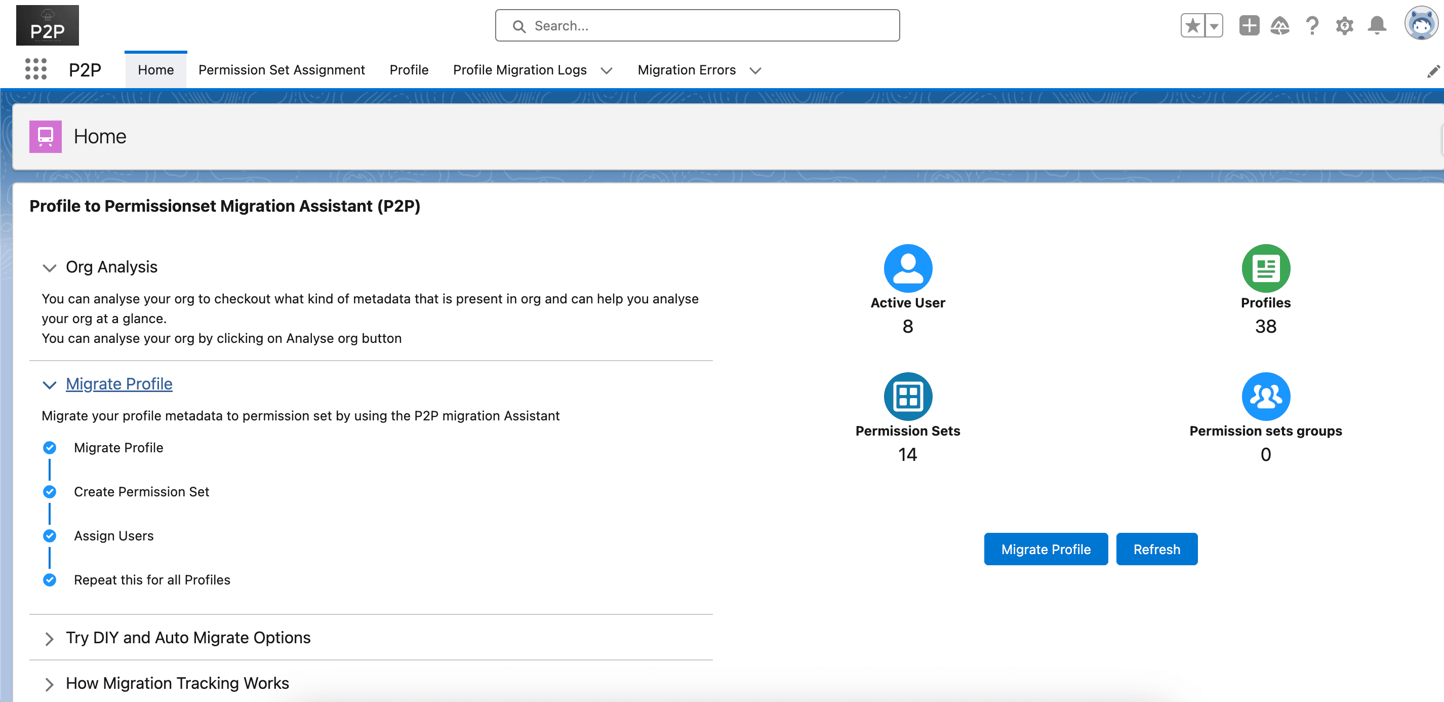 P2P Home Page