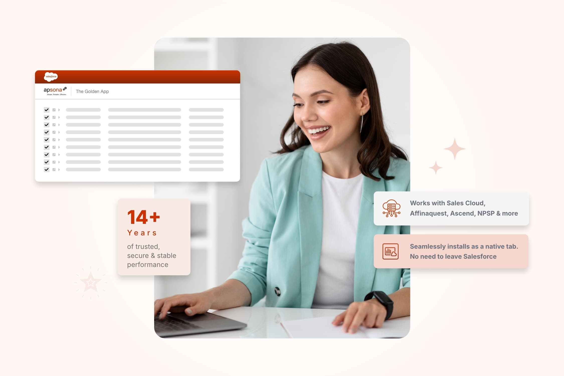 100% Native. Built for Every Salesforce Org.