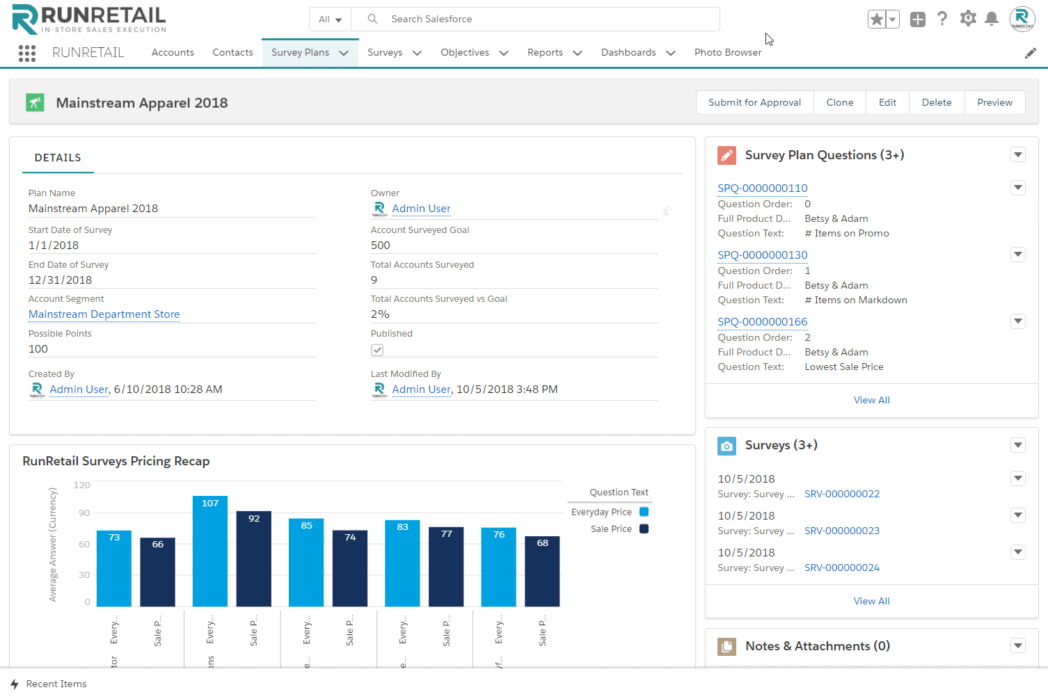Build Survey Plans to Identify KPIs