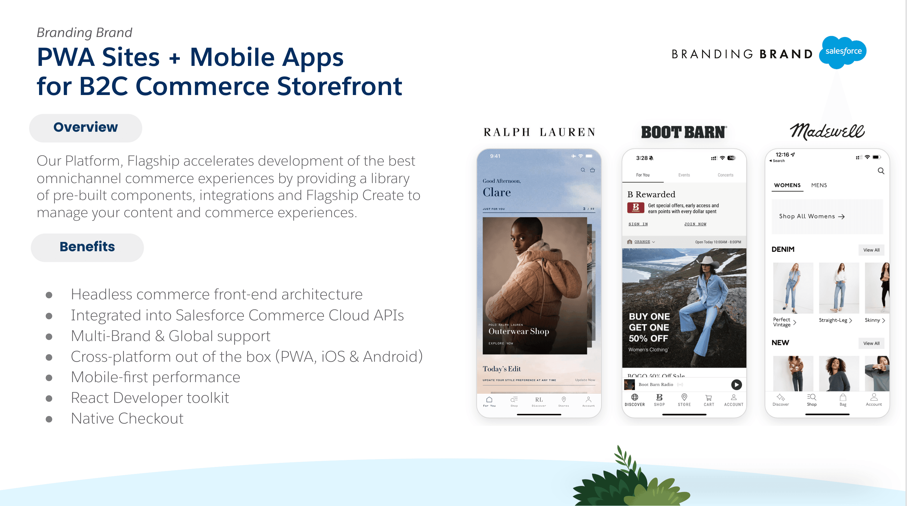 Branding Brand x Salesforce Commerce Cloud