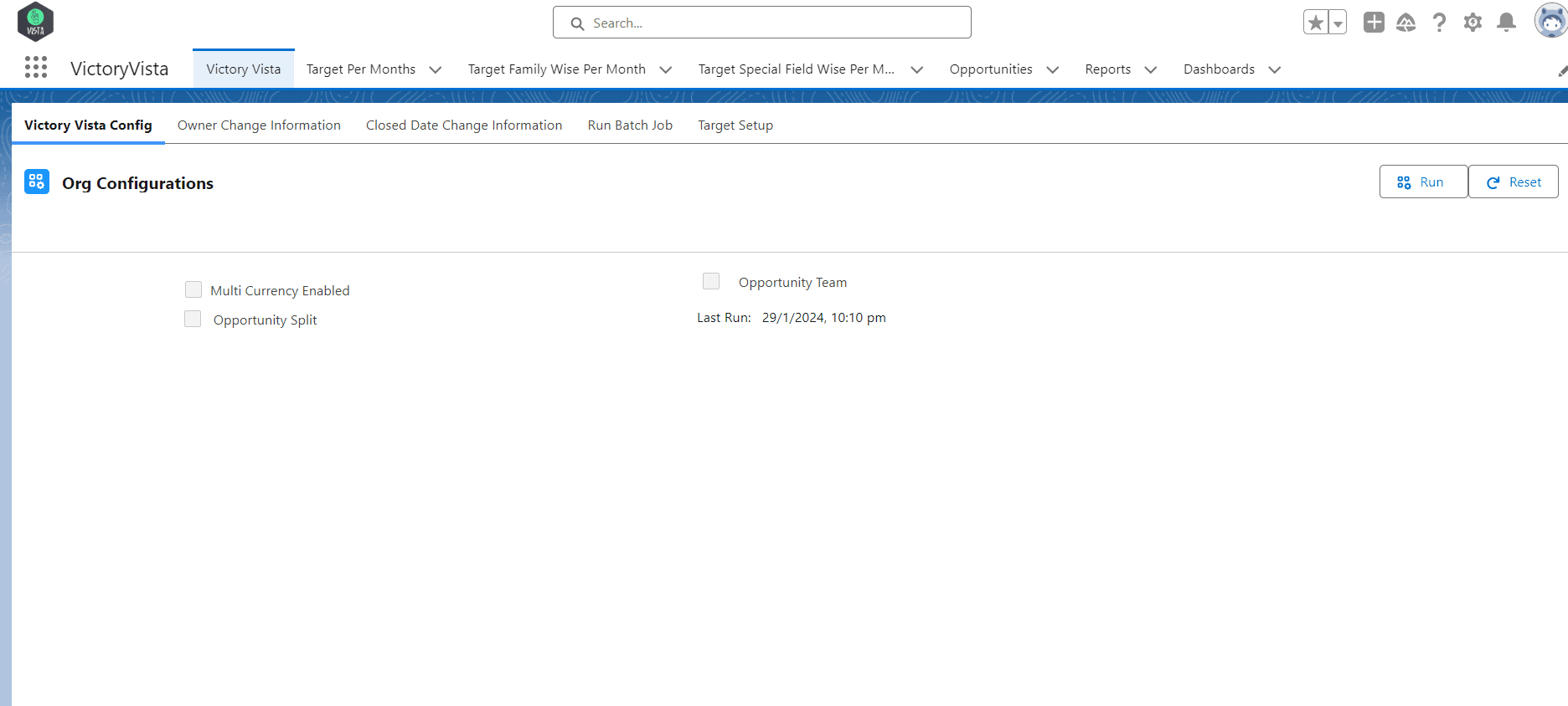 Org Configurations