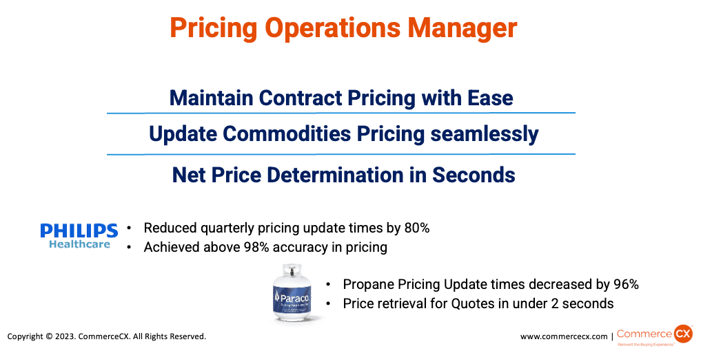 Update Commodities/Agreement Pricing in seconds
