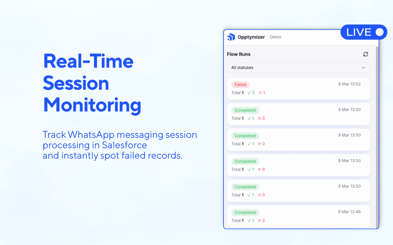 Real Time Session Monitoring