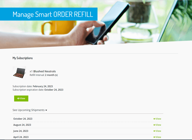 Limited subscription can be enabled for chosen products. These are not renewable.