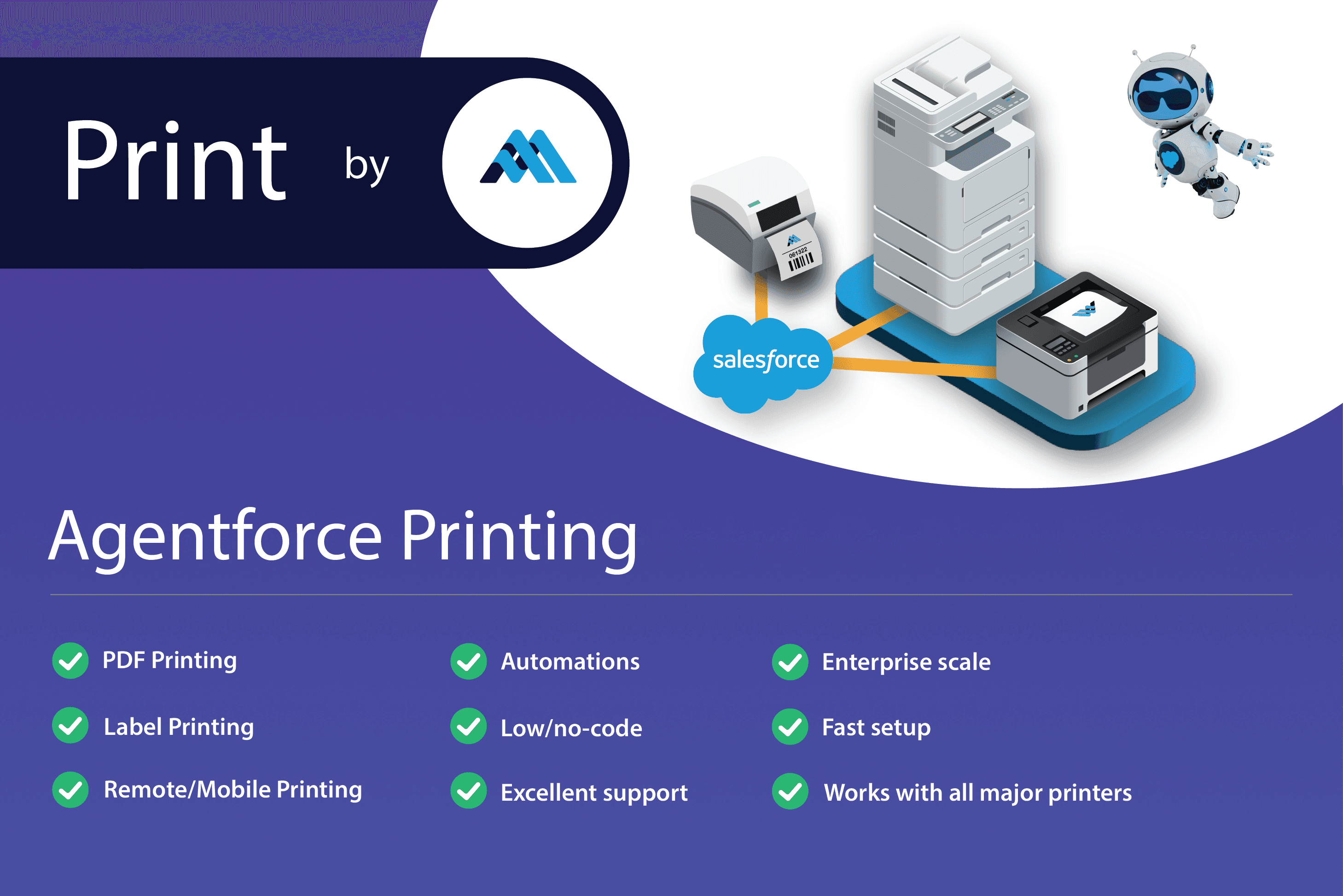 Printing made easy with Agentforce.