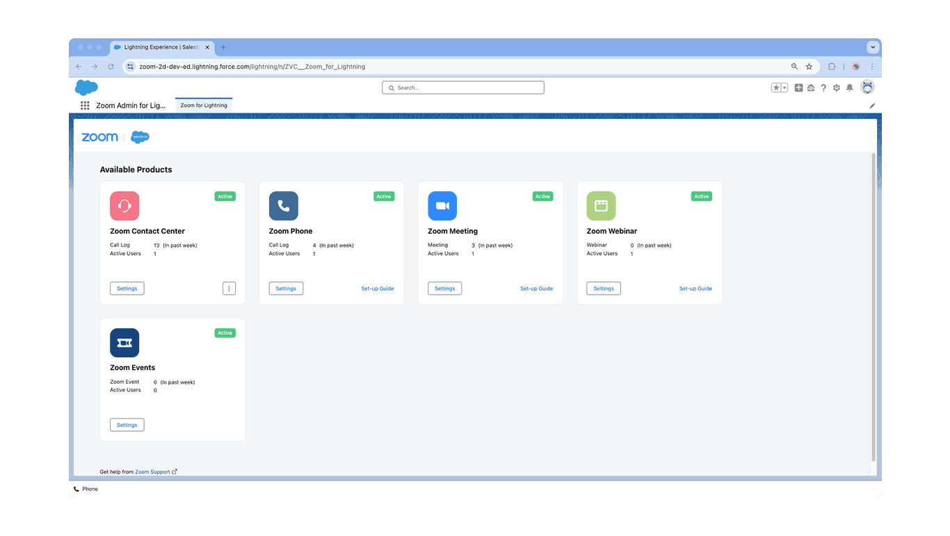 Access to Zoom Workplace products