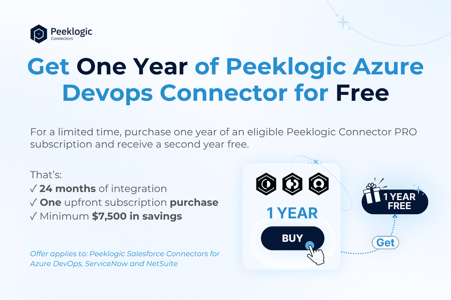 Get One Year of Peeklogic Connector for Free