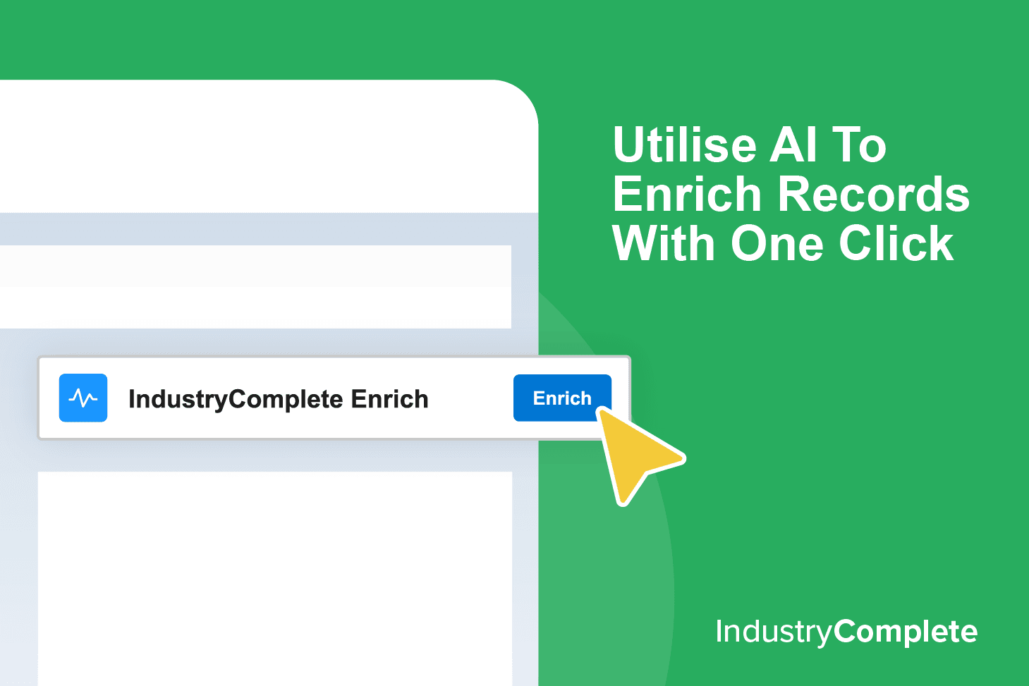 AI-powered industry enrichment in a single click