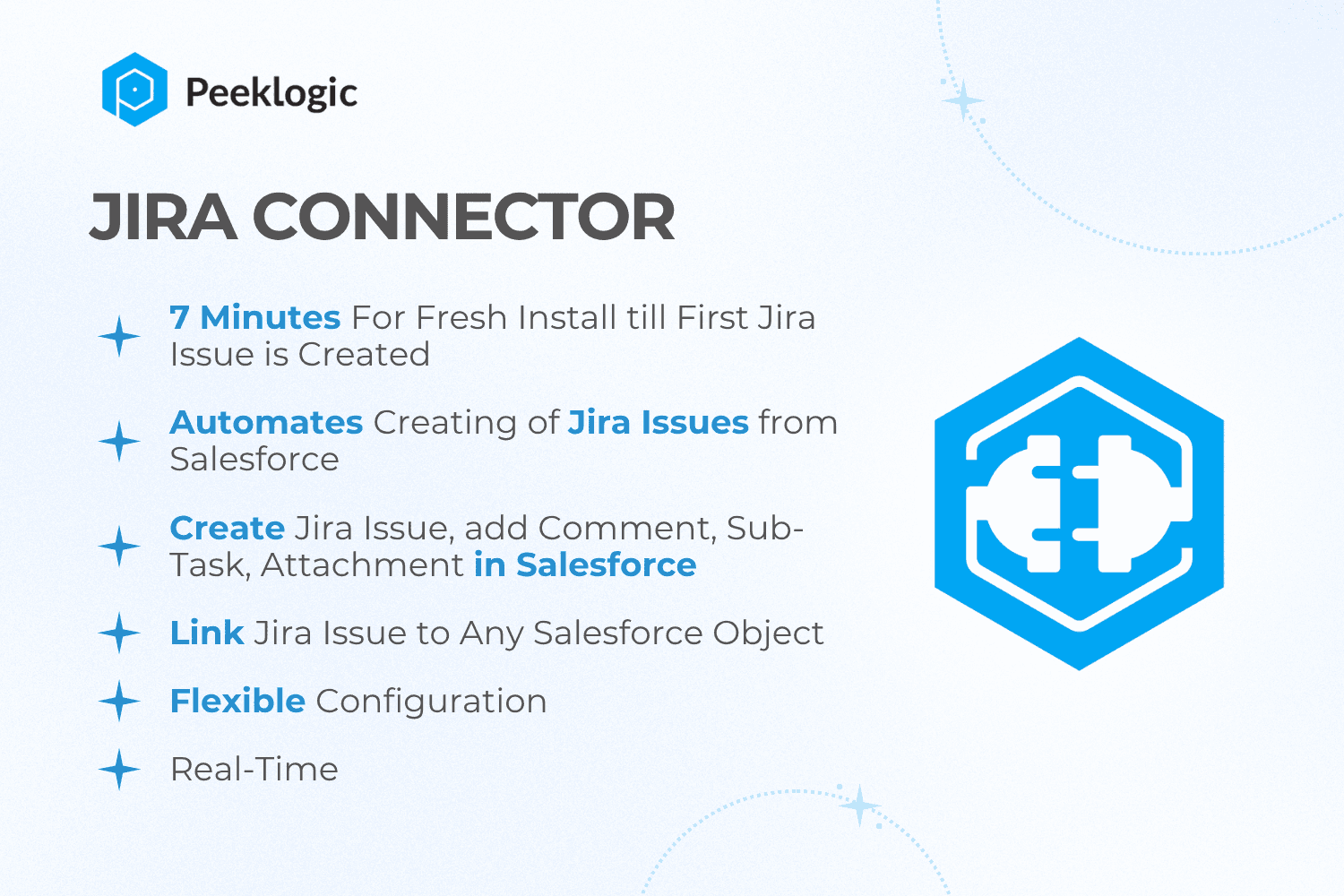 Peeklogic Jira Connector - Salesforce Jira Integration