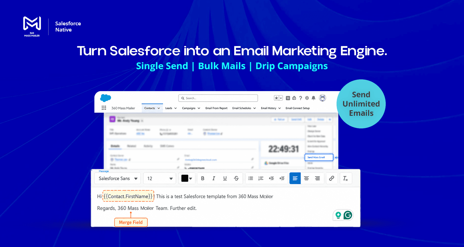 360 Mass Mailer simplifies bulk emails, campaigns, scheduling, and email alerts.