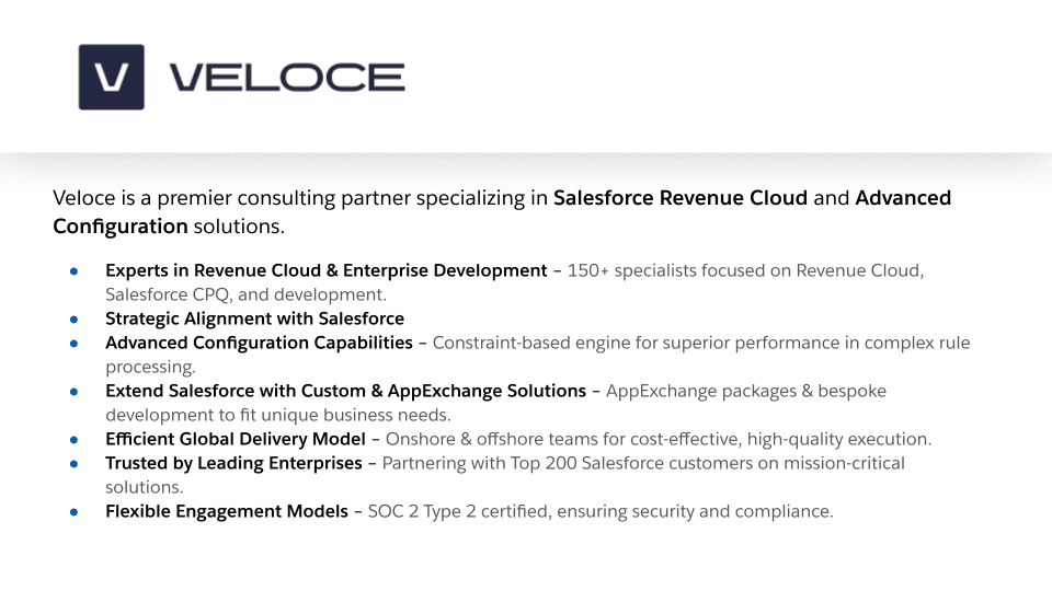 Veloce Corporation image 1