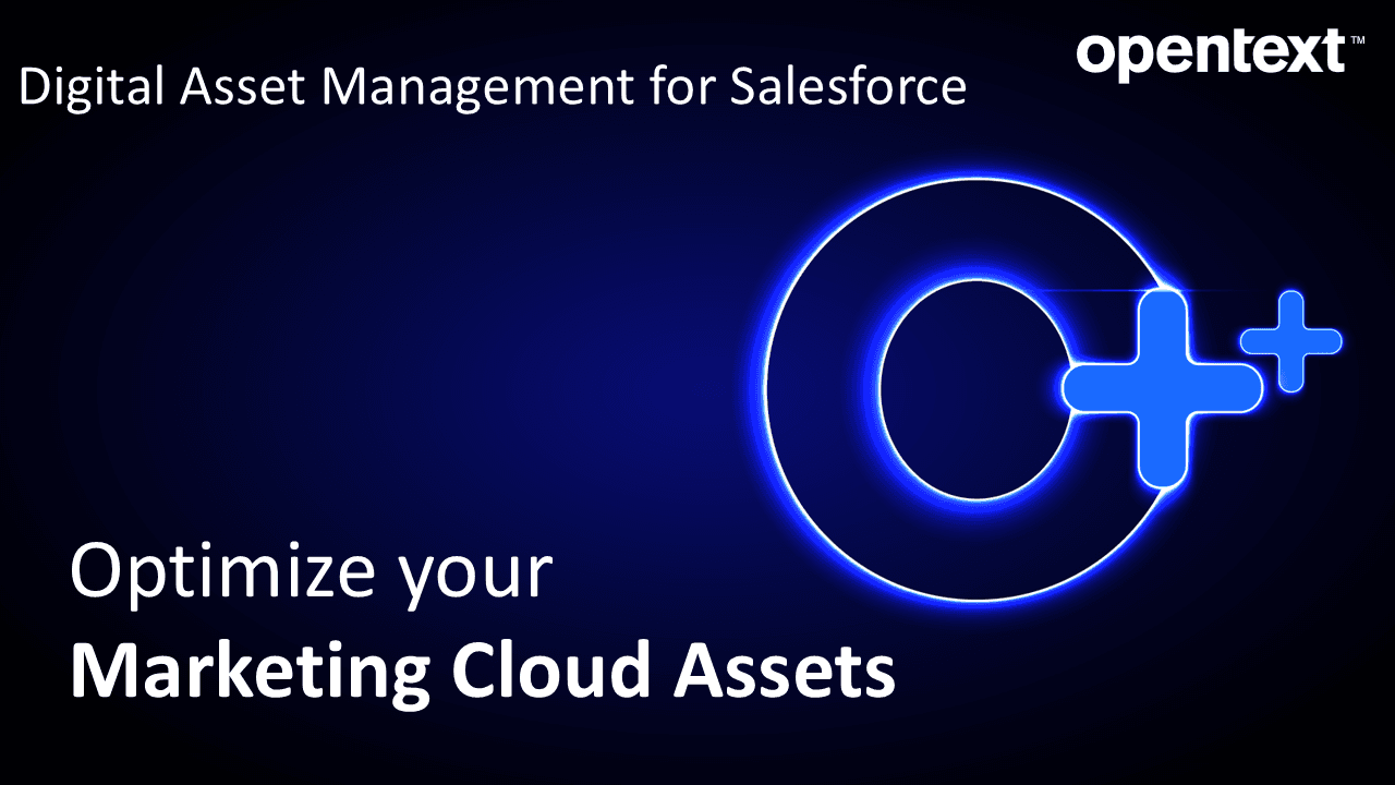 Optimize Marketing Cloud Assets and enrich your Salesforce processes.