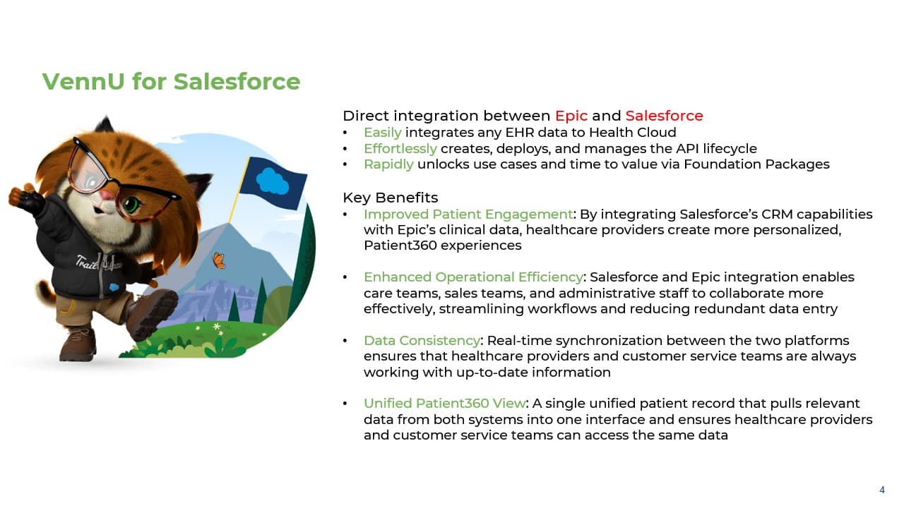 Direct integration between Epic and Salesforce