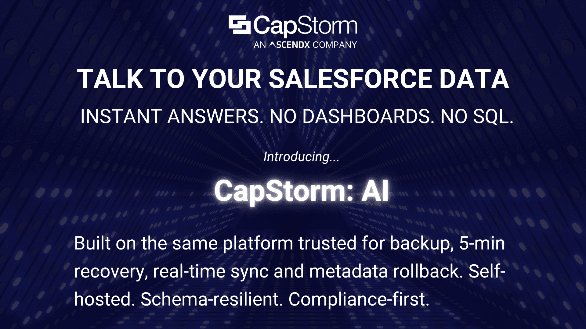 Capstorm AI: Talk To Your Salesforce Data