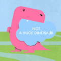 NOT a huge dinosaur LLC logo