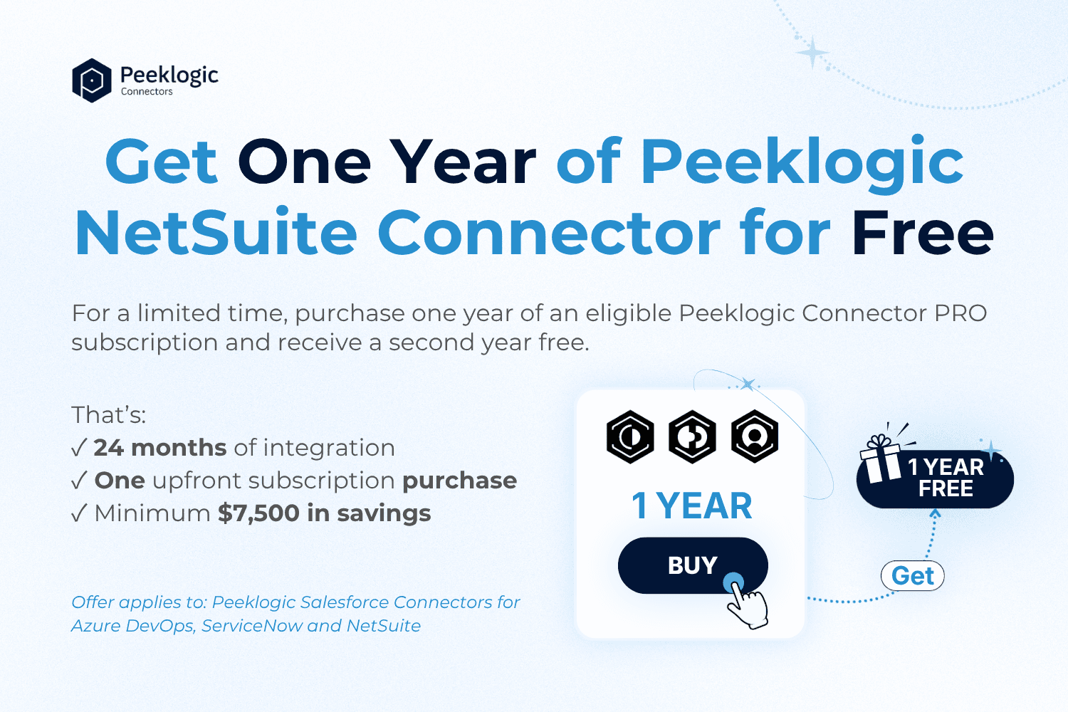 Get One Year of Peeklogic Connector for Free
