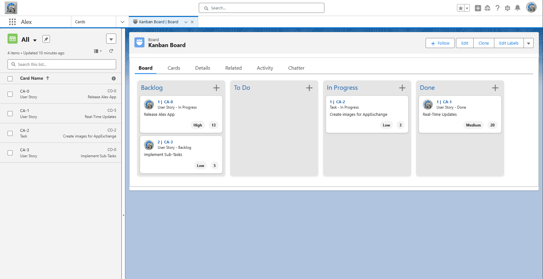 The Kanban Board