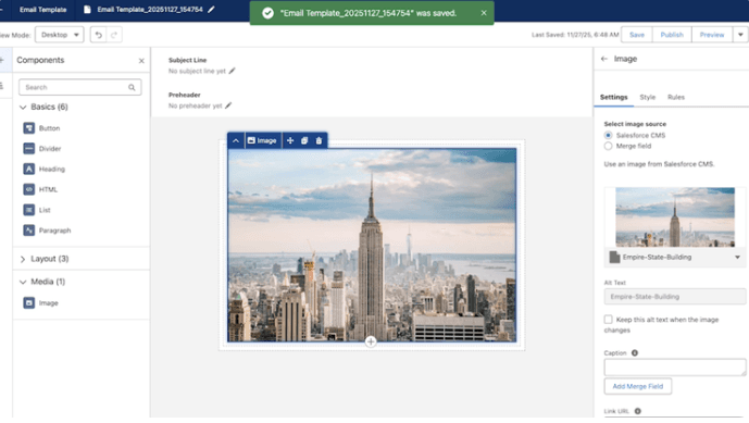 Access Bynder assets directly from Salesforce Experience Builder