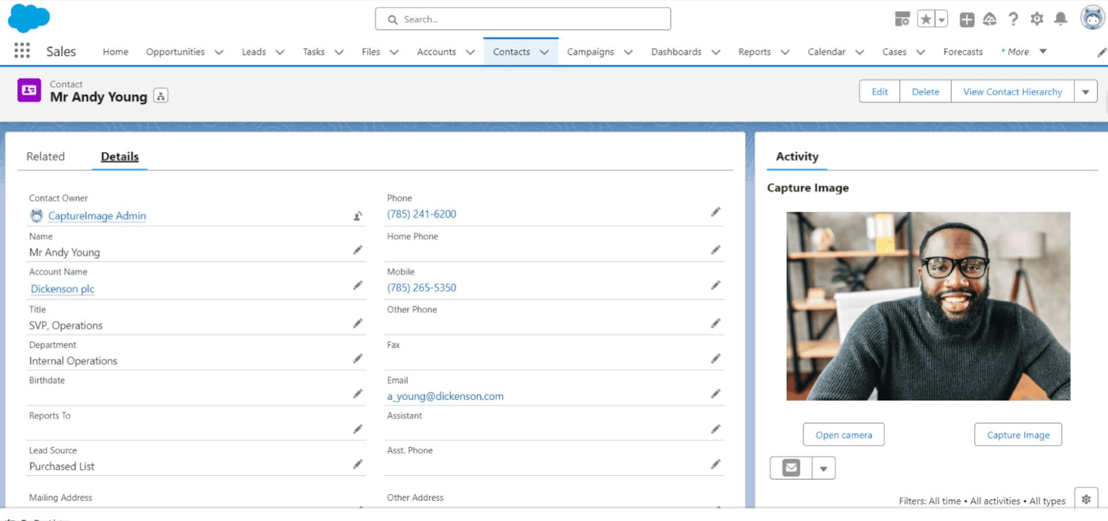 Contact Page