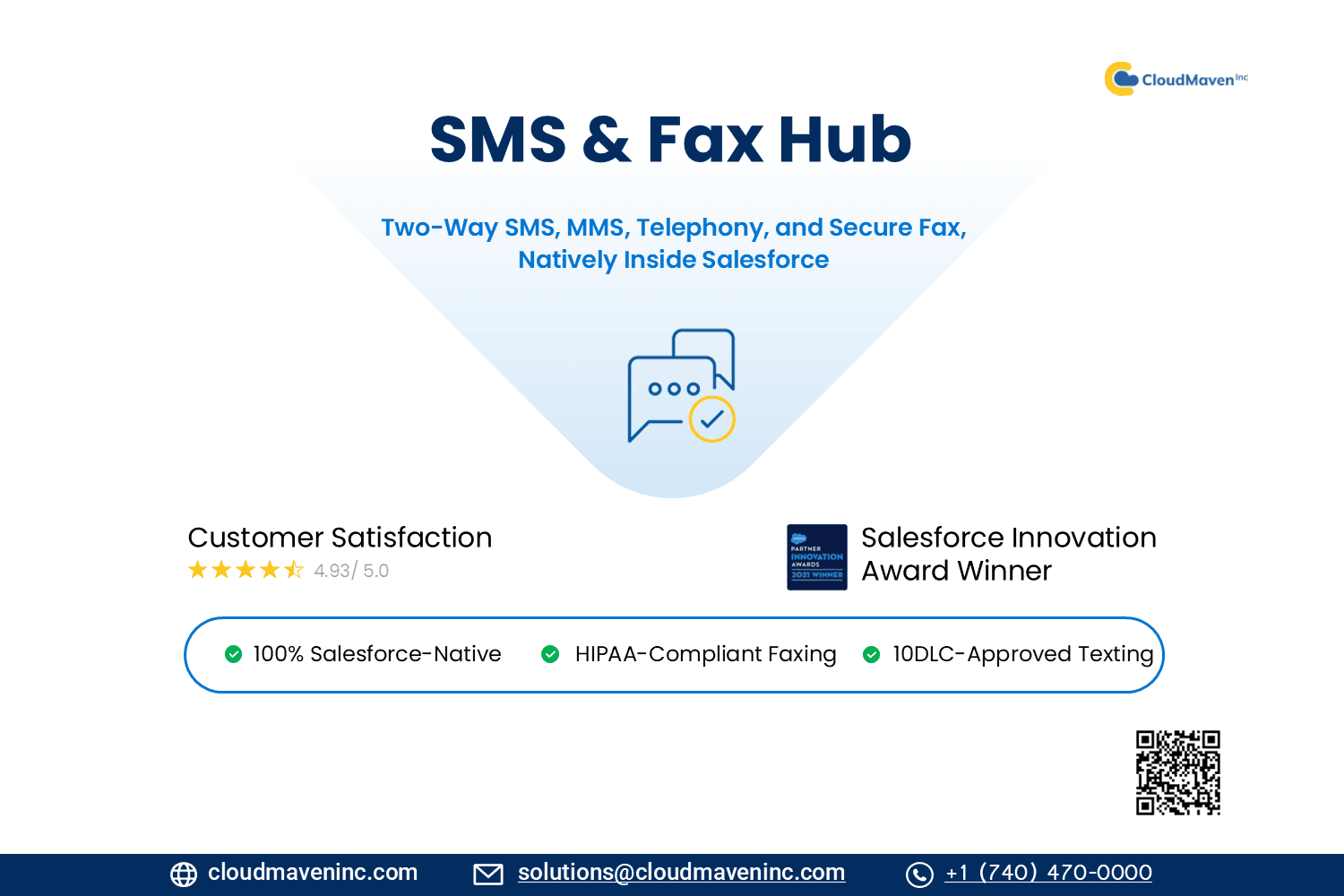 SMS & Fax Hub: Salesforce SMS messaging and secure online fax service in one native app