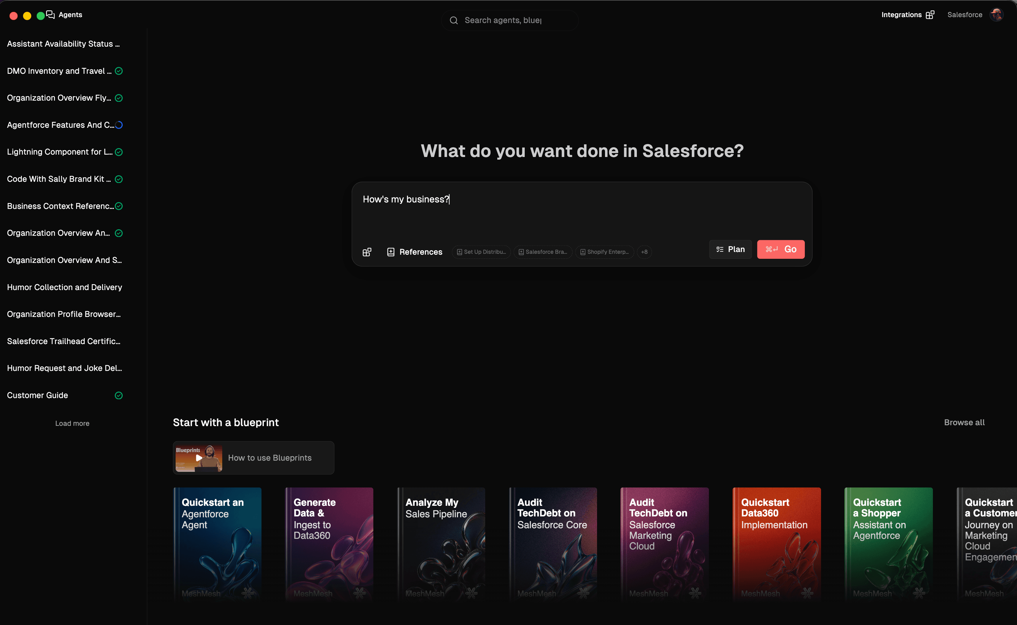MeshMesh Agent for Salesforce