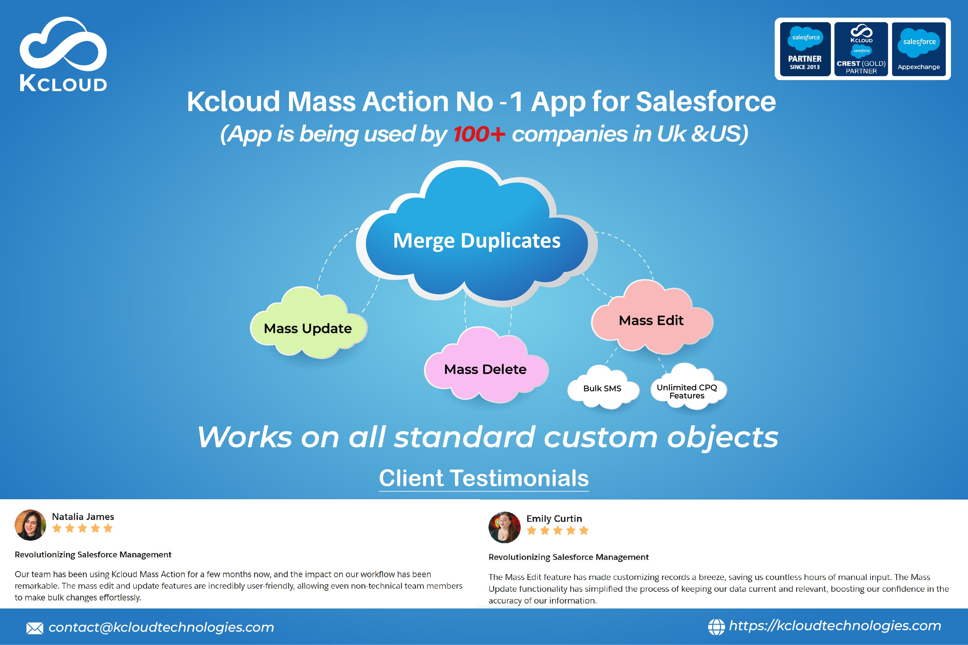 Kcloud Mass Action - No 1 App on Salesforce