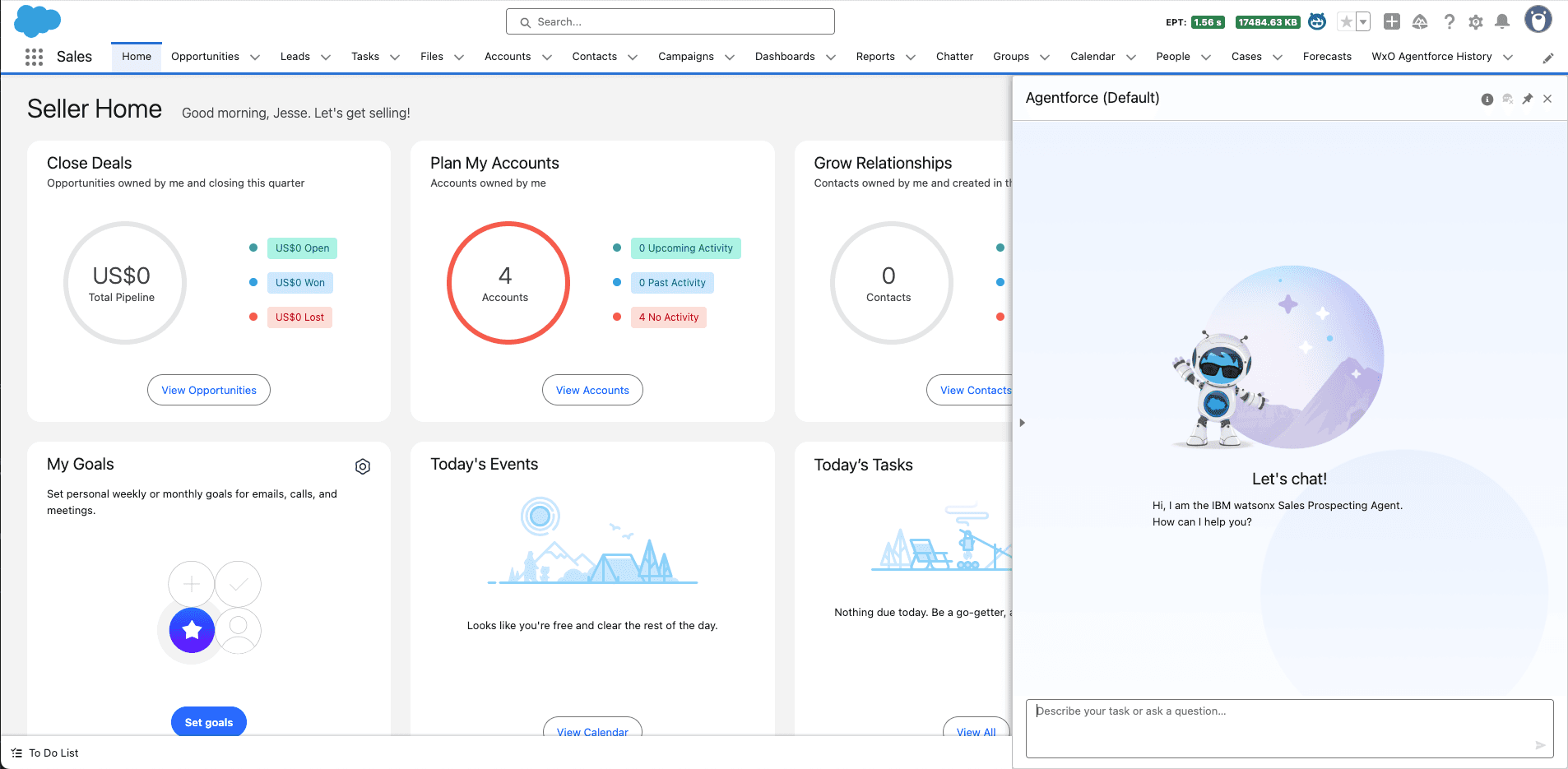 IBM watsonx Sales Prospecting Agent