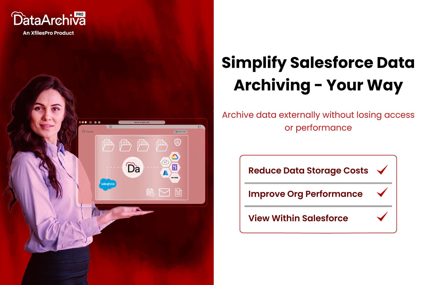 Archive Salesforce data externally to cut data storage costs & boost performance