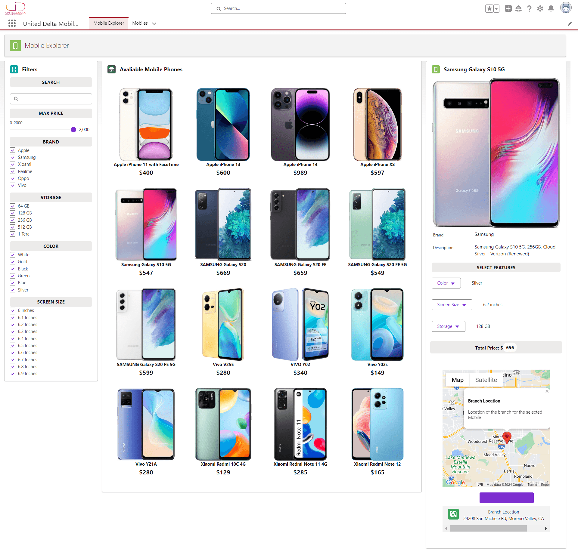 Mobile Explorer Tab
