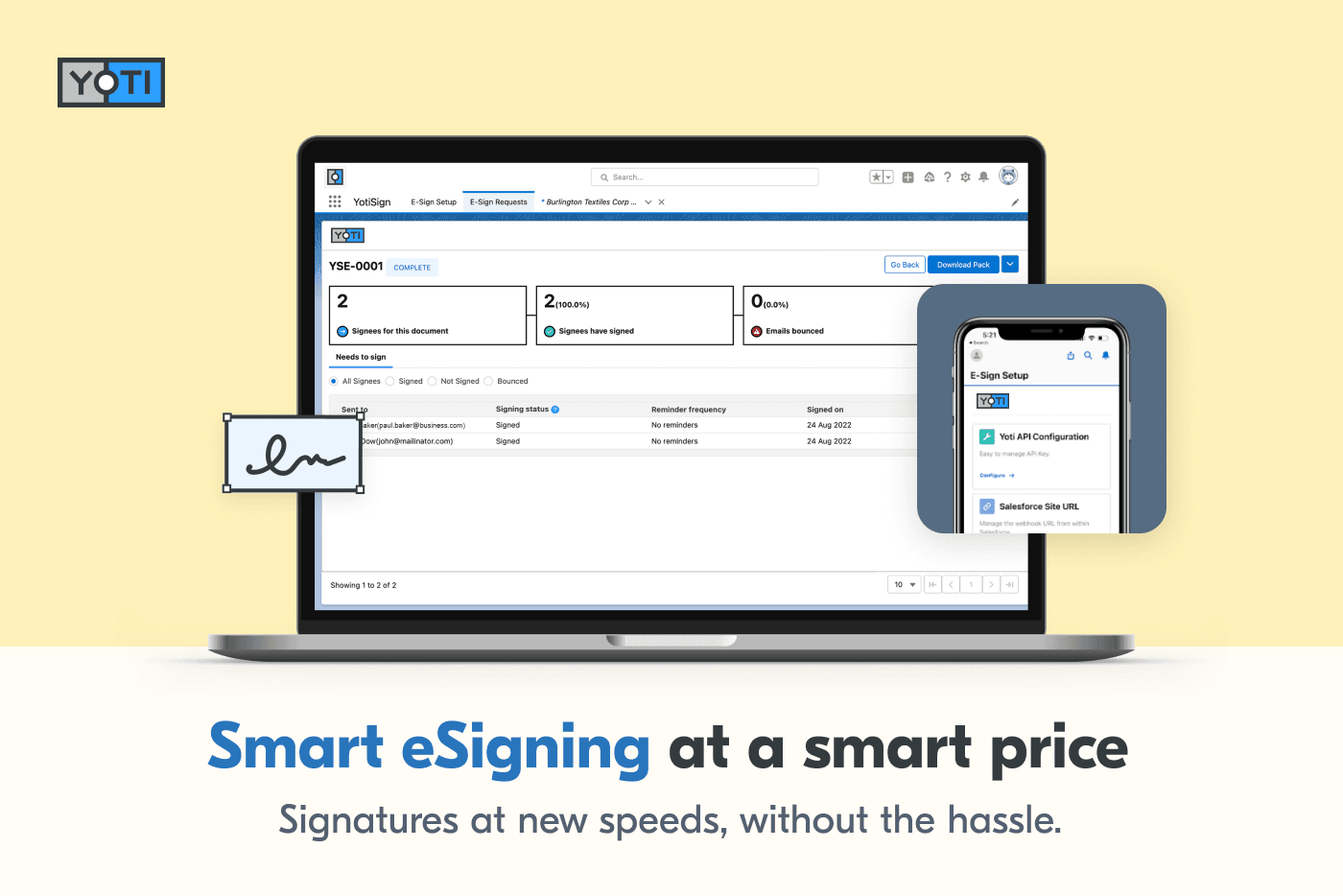 Smart eSigning at a smart price