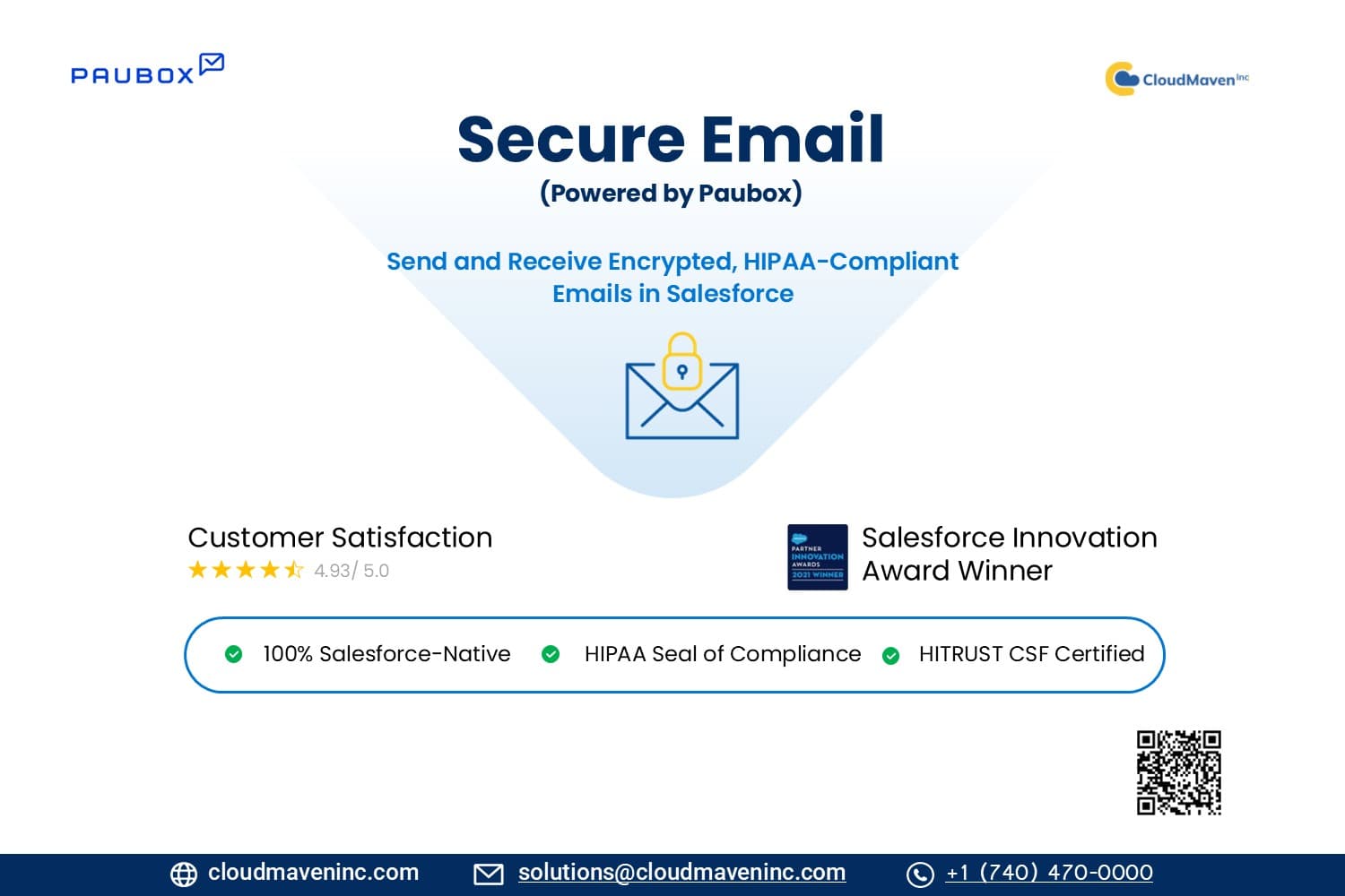 Send and receive encrypted email directly in Salesforce.