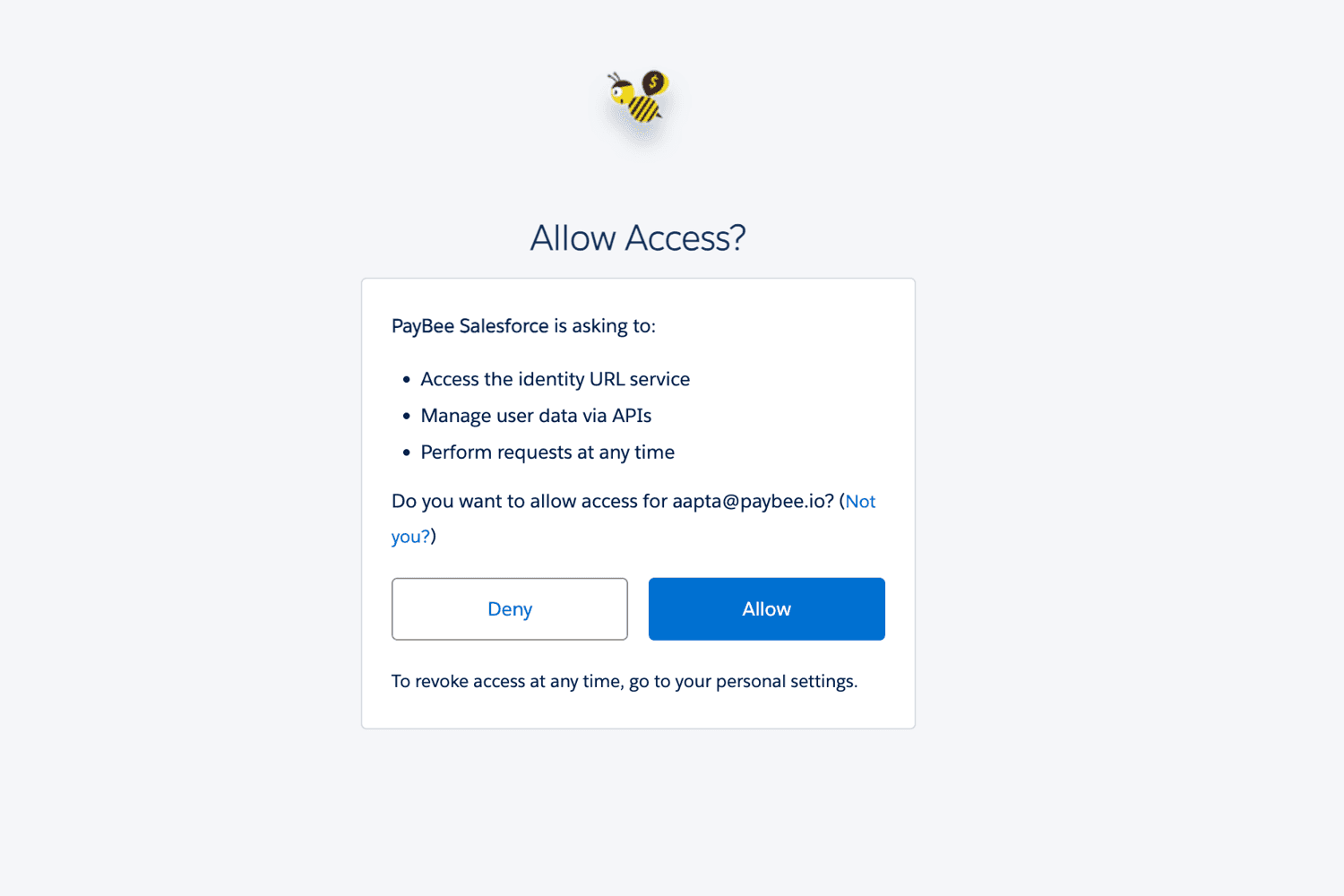 Connect to Salesforce