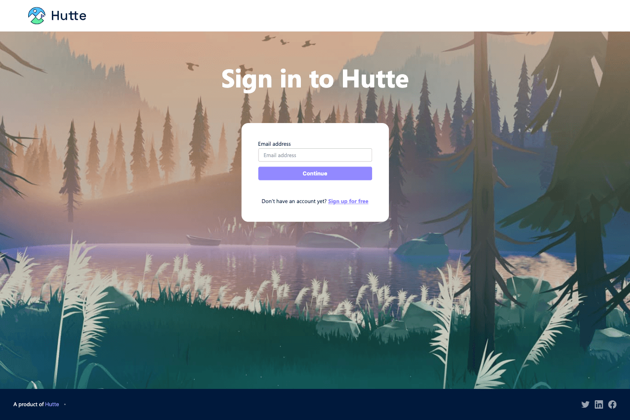 Slick, intuitive Web Interface