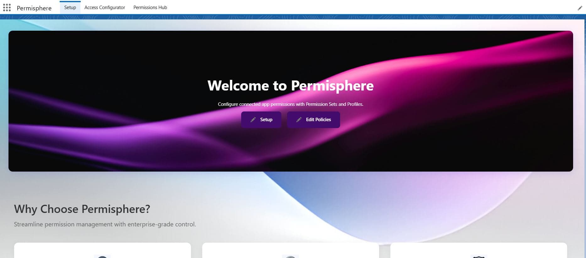 Landing page