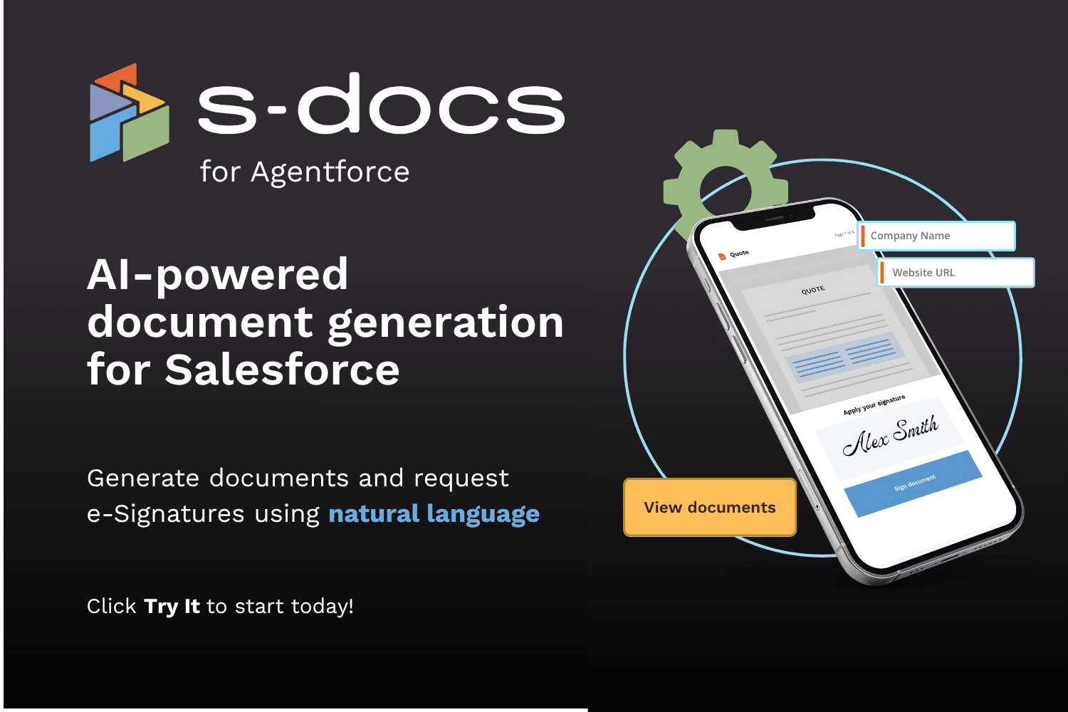 AI-powered document generation for Salesforce