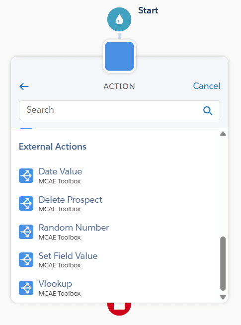 External Actions can be used in Engagement Studio Programs