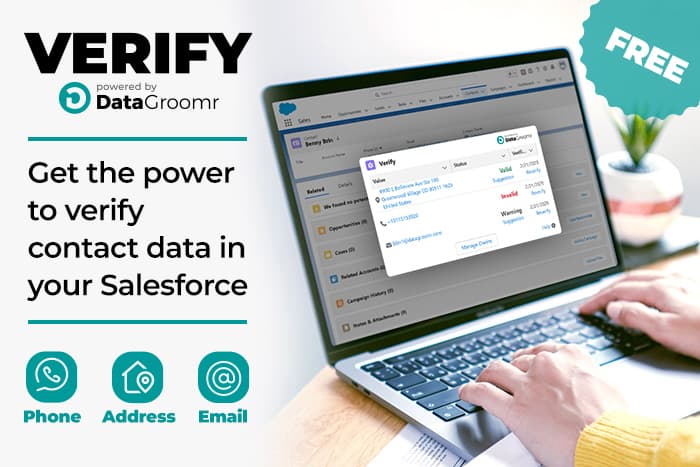 Get the power to verify contact data in your Salesforce