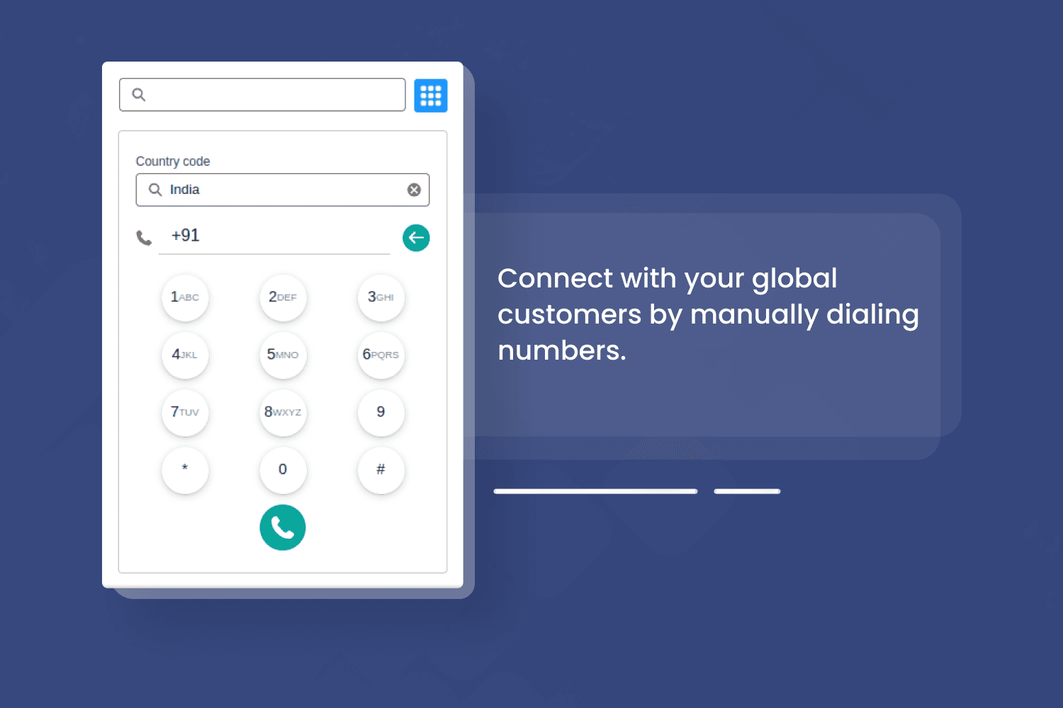 Dialer Screen