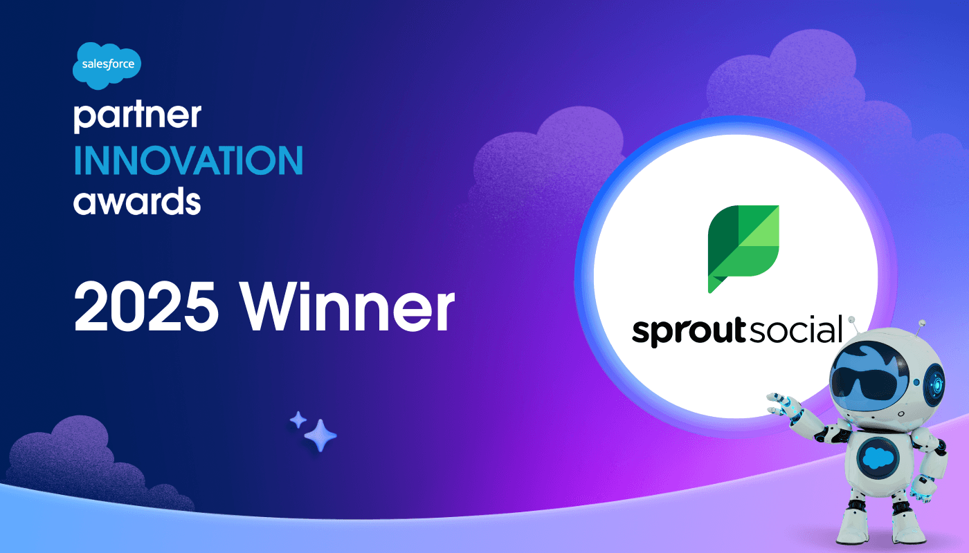 Sprout Social is a Salesforce 2025 Partner Innovation Award Winner!