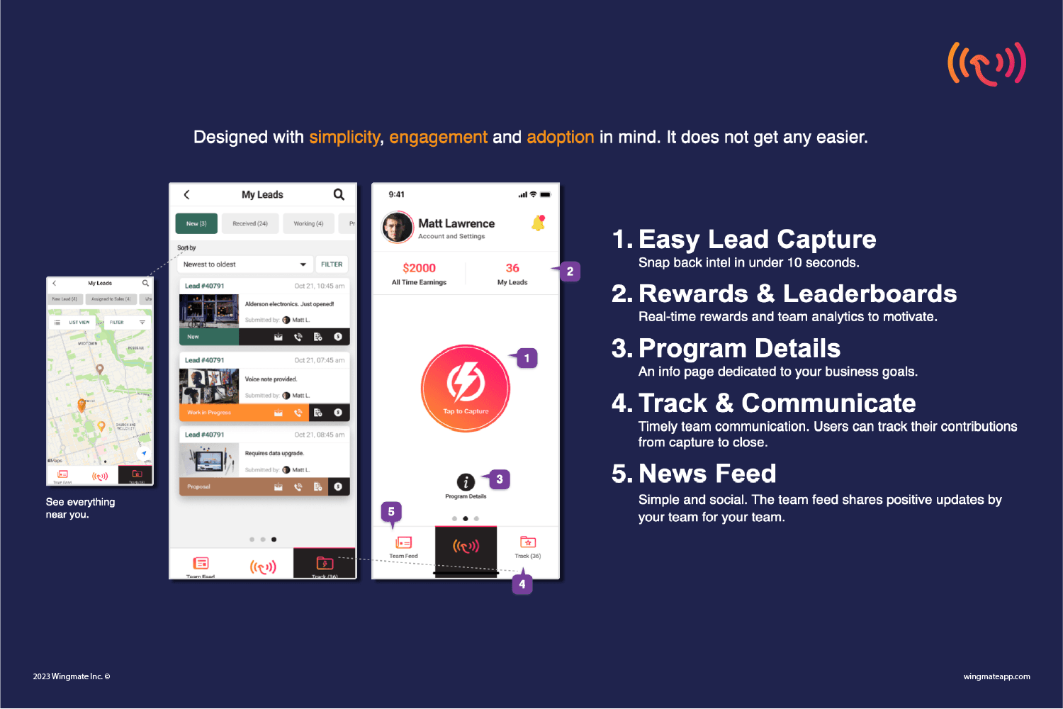 Manage your Leads on the go with Wingmate