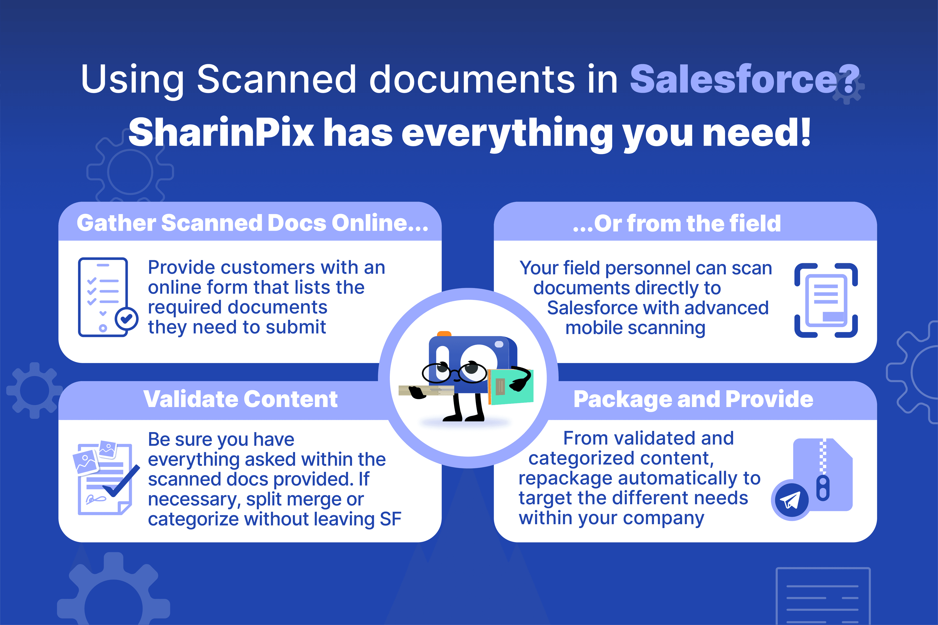 Gather, validate and repackage PDFs with SharinPix!