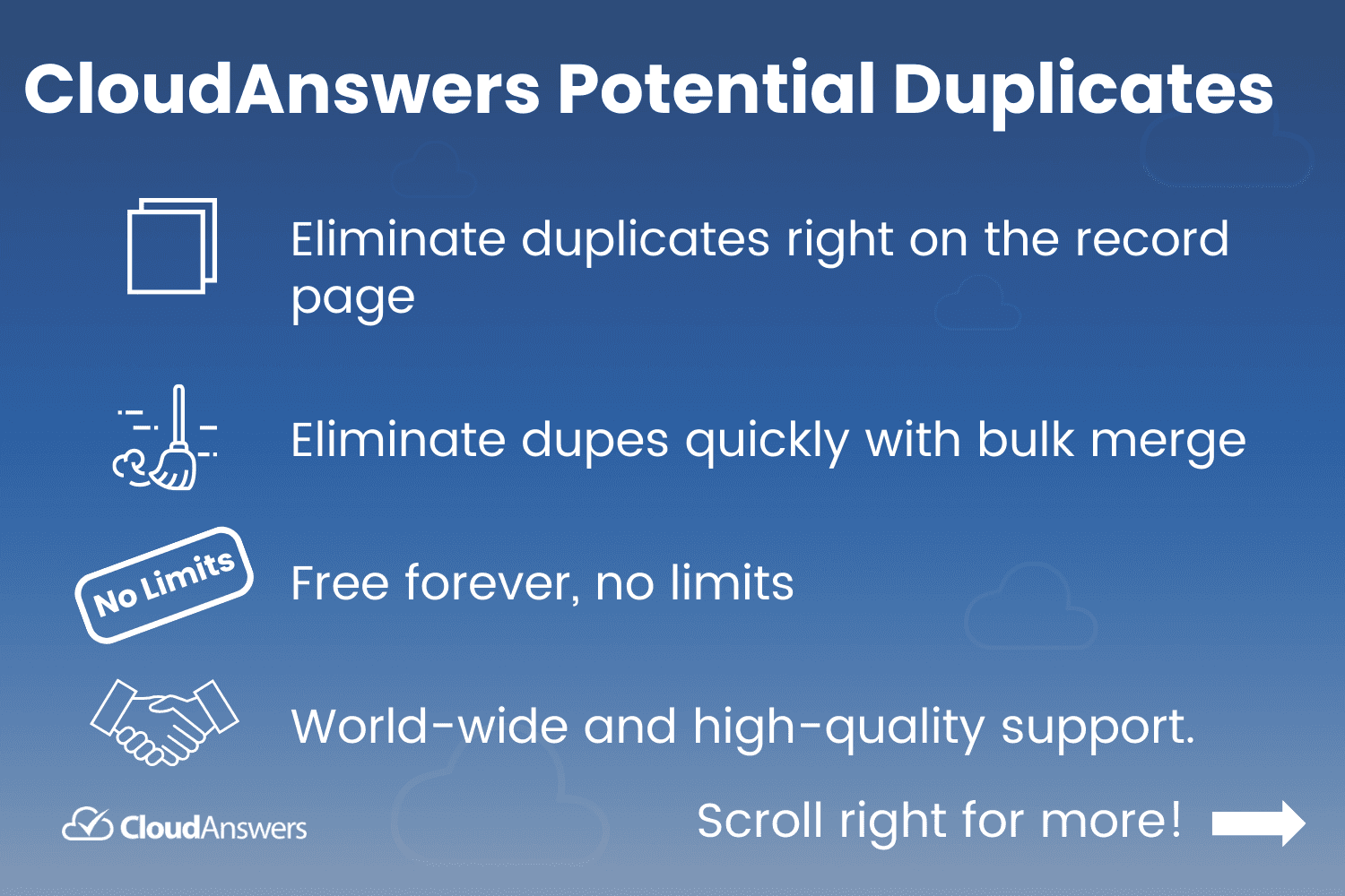 Potential Duplicates Benefits