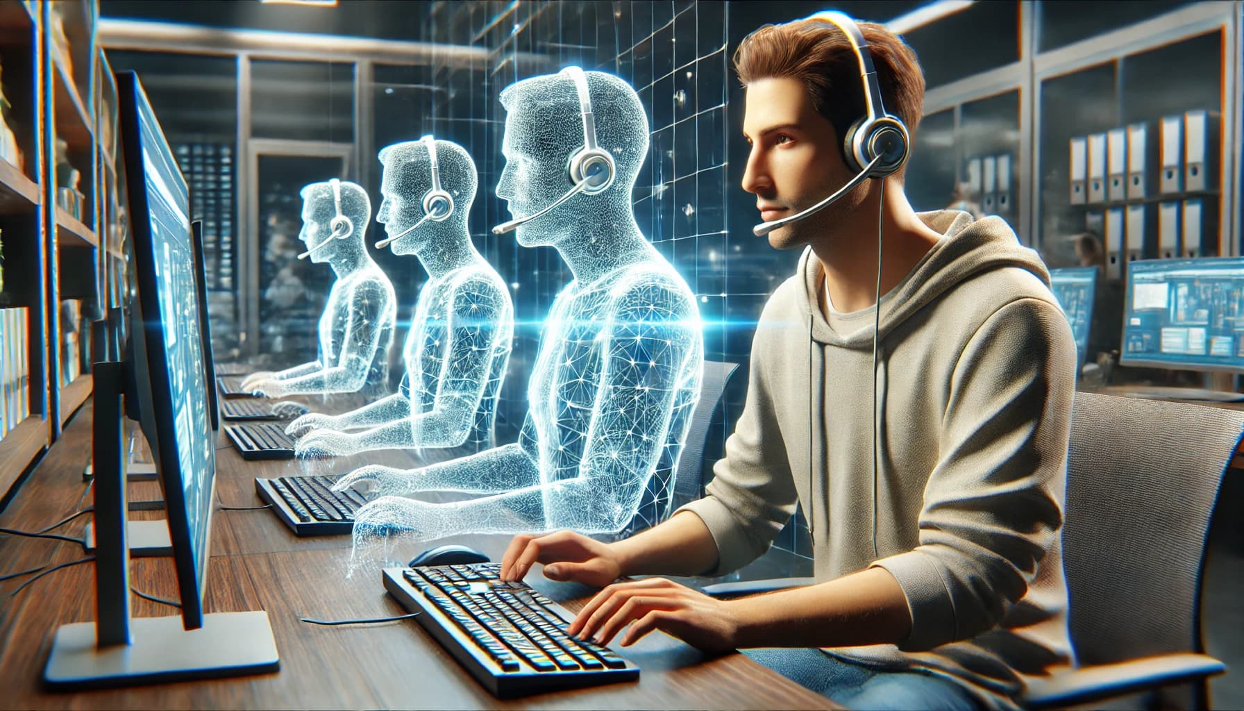 A digital agent speeds up call centers by automating inquiries and improving resolutions.