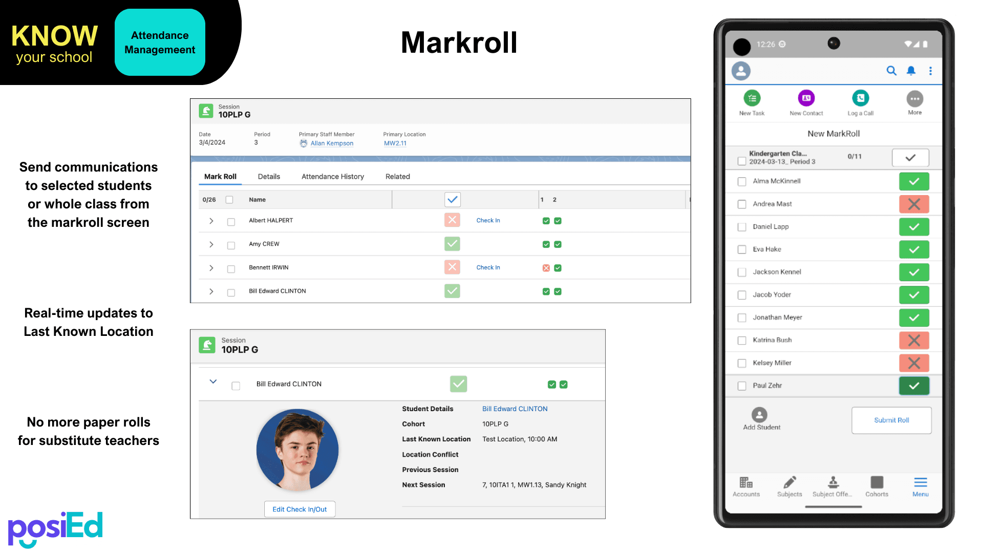 Mark roll screenshots