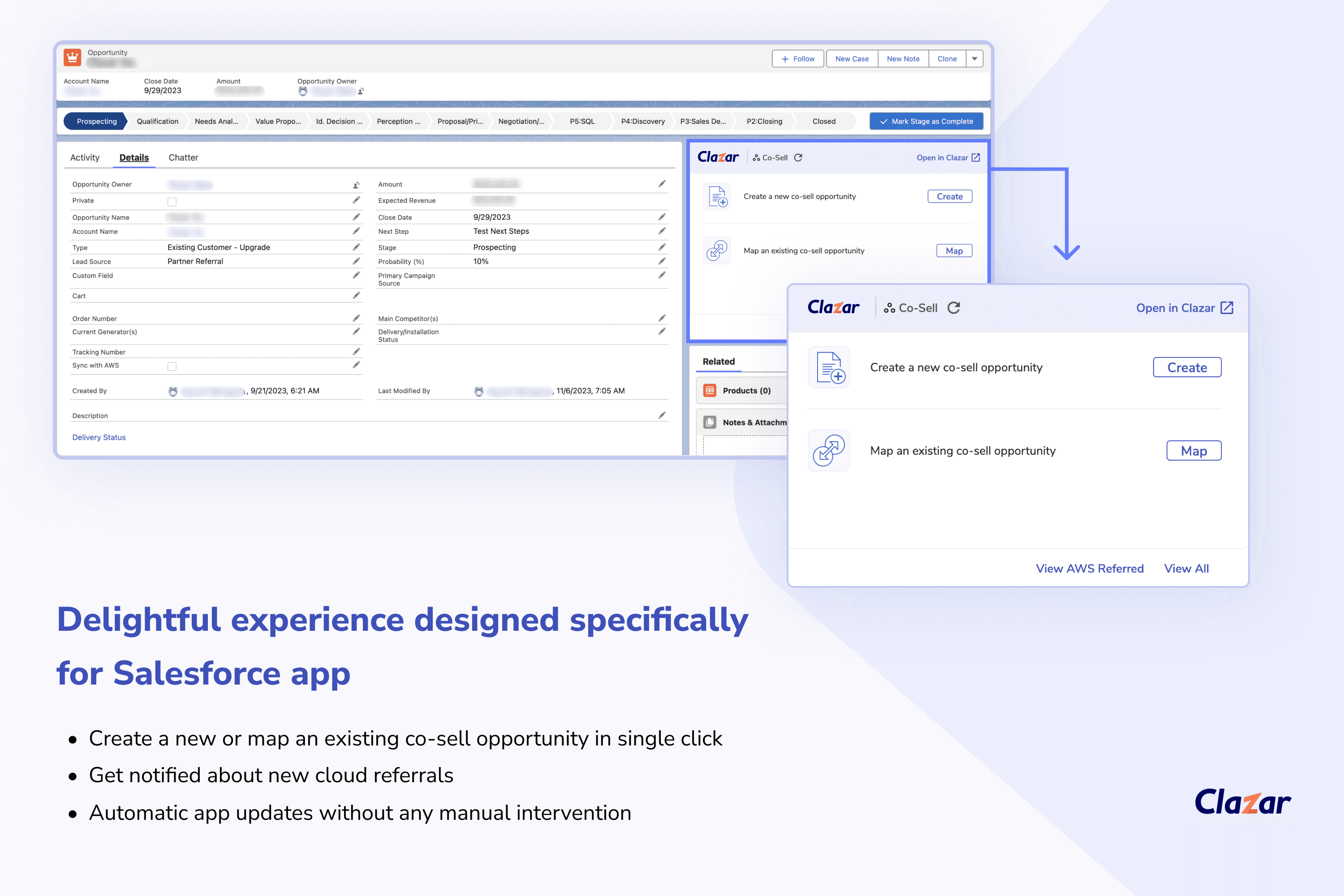 Delightful experience designed specifically for Salesforce