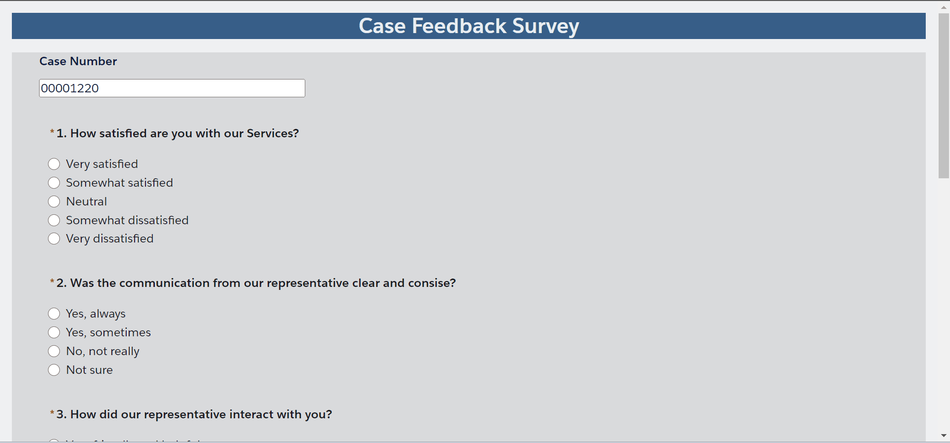 Feedback Form