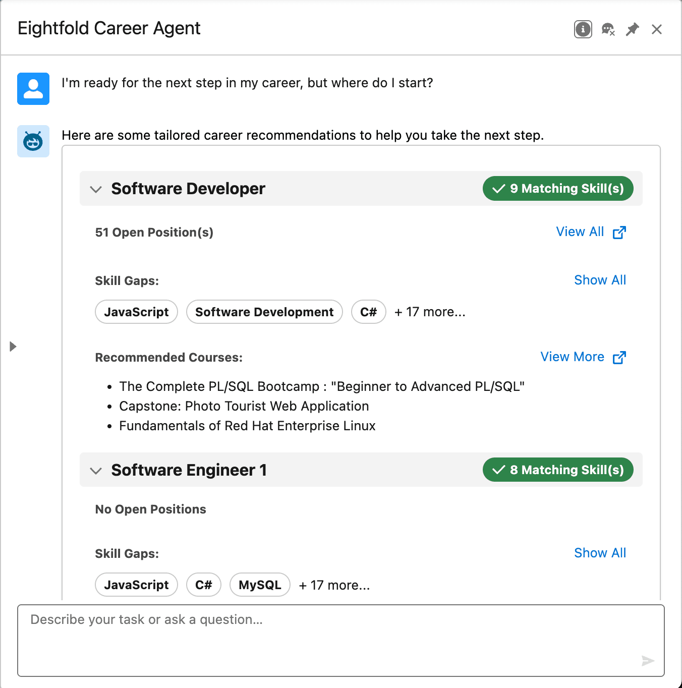 Get recommended career paths