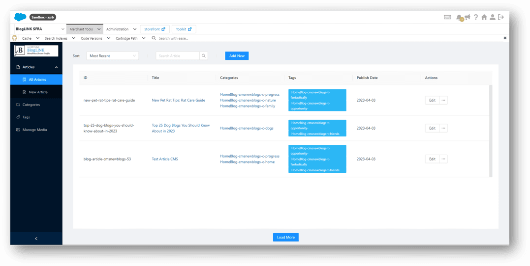 Directly create articles, categories, and tags in Salesforce without importing from WordPress