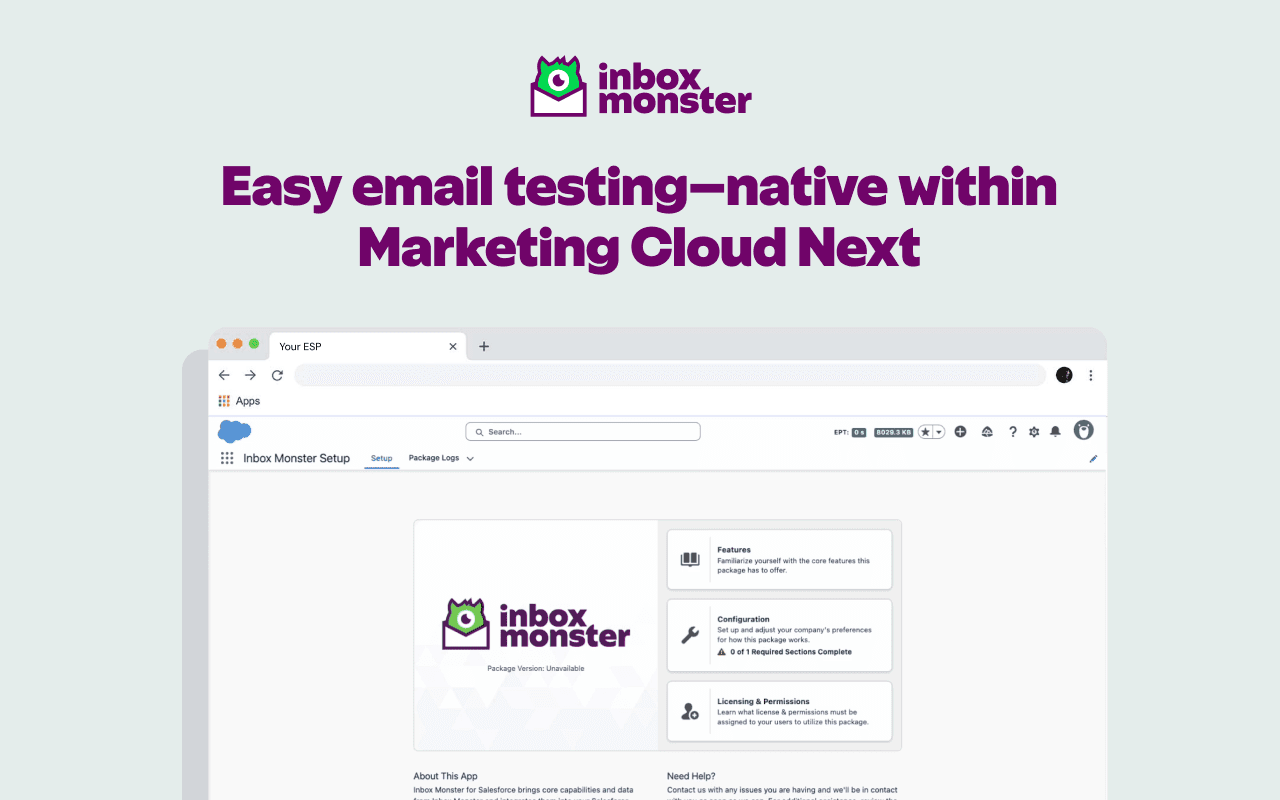 Inbox Monster for Marketing Cloud Next