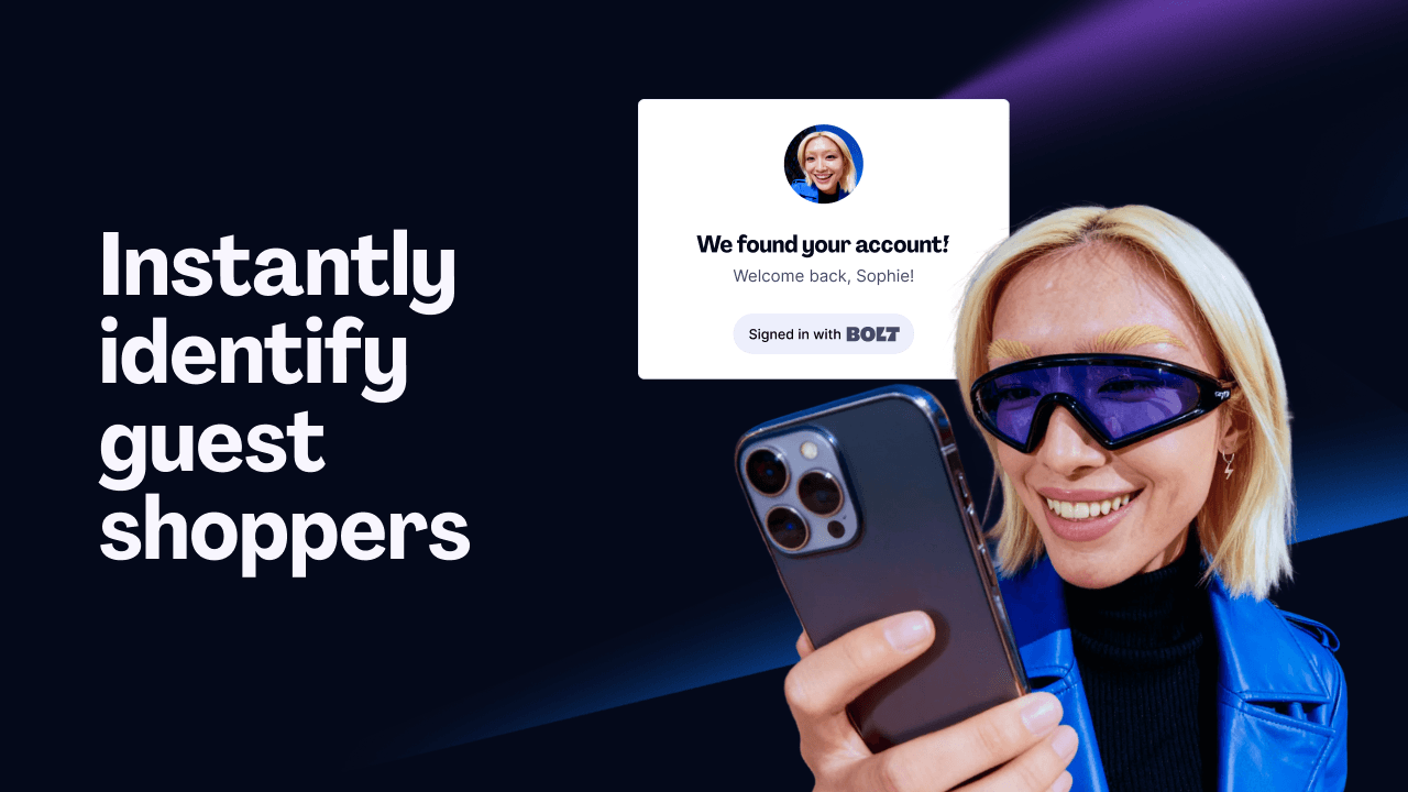 Instantly identify guest shoppers